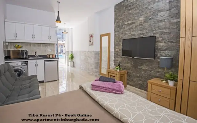 Tiba Resort P4 - Popular Poolside Vacation Rental in Hurghada - Close to El Gouna - Up to 4prs - Book on www.apartmentsinhurghada.com -11 Tiba Resort P4 - Popular Poolside Vacation Rental in Hurghada - Close To El Gouna - Up to 4 persons - Book On www.apartmentsinhurghada.com -