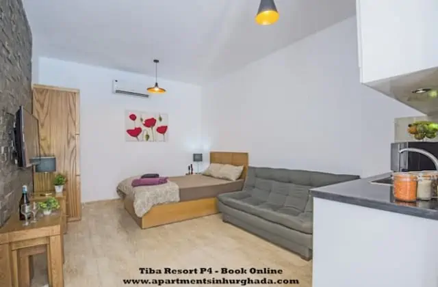 Tiba Resort P4 - Popular Poolside Vacation Rental in Hurghada - Close to El Gouna - Up to 4prs - Book on www.apartmentsinhurghada.com -4 Tiba Resort P4 - Popular Poolside Vacation Rental in Hurghada - Close To El Gouna - Up to 4 persons - Book On www.apartmentsinhurghada.com -